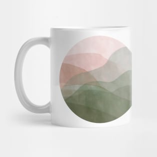 Watercolor Rolling Landscape Mug